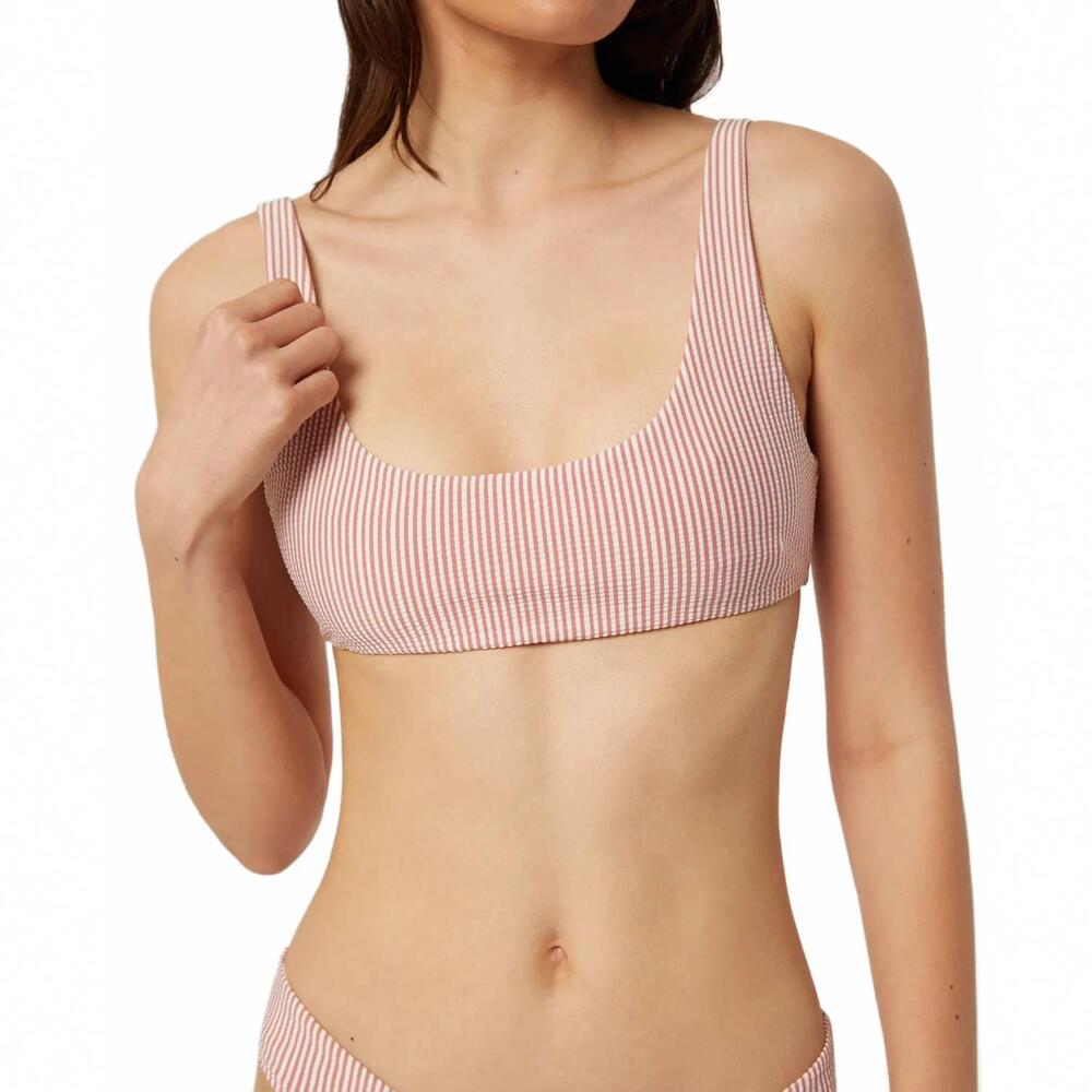 NEW ONIA scoop bikini top in pink